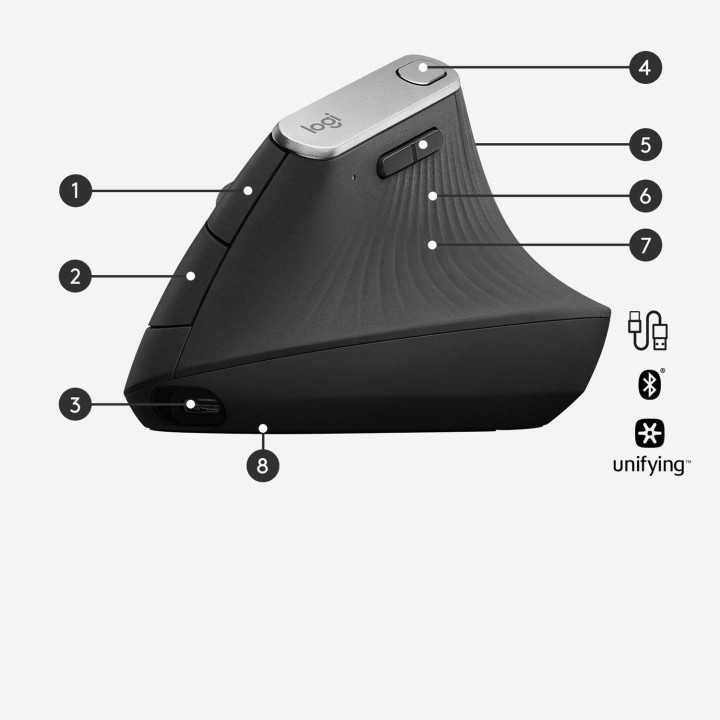 Мышь беспроводная Logitech MX Vertical (400-4000